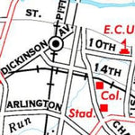 Avenza Systems Inc. Highway Map of Greenville - North Carolina digital map