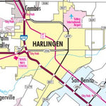 Avenza Systems Inc. Highway Map of Harlingen - Texas digital map