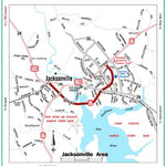 Avenza Systems Inc. Highway Map of Jacksonville - North Carolina digital map