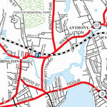 Avenza Systems Inc. Highway Map of Kent County (Coventry) - Rhode Island digital map