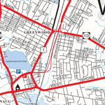 Avenza Systems Inc. Highway Map of Kent County (Warwick/West Warwick/East Greenwich) - Rhode Island digital map
