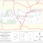 Avenza Systems Inc. Highway Map of Kent County (West Greenwich) - Rhode Island digital map