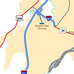 Avenza Systems Inc. Highway Map of Kingston - New York digital map