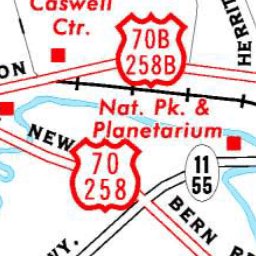 Avenza Systems Inc. Highway Map of Kinston - North Carolina digital map