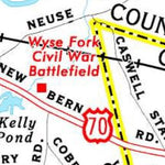 Avenza Systems Inc. Highway Map of Kinston - North Carolina digital map