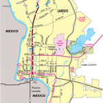 Avenza Systems Inc. Highway Map of Laredo - Texas digital map