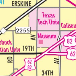 Avenza Systems Inc. Highway Map of Lubbock - Texas digital map