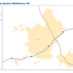 Avenza Systems Inc. Highway Map of Middletown - New York digital map