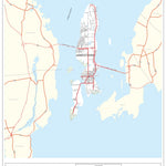 Avenza Systems Inc. Highway Map of Newport County (Jamestown) - Rhode Island digital map