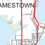 Avenza Systems Inc. Highway Map of Newport County (Jamestown) - Rhode Island digital map