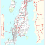 Avenza Systems Inc. Highway Map of Newport County (Portsmouth/Middletown/Newport) - Rhode Island digital map