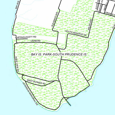 Avenza Systems Inc. Highway Map of Newport County (Portsmouth/Middletown/Newport) - Rhode Island digital map