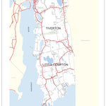 Avenza Systems Inc. Highway Map of Newport County (Tiverton/Little Compton) - Rhode Island digital map