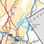 Avenza Systems Inc. Highway Map of Poughkeepsie - New York digital map
