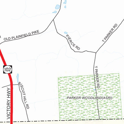 Avenza Systems Inc. Highway Map of Providence County (Foster) - Rhode Island digital map