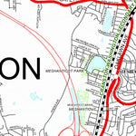 Avenza Systems Inc. Highway Map of Providence County (Johnston/Cranston) - Rhode Island digital map