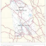 Avenza Systems Inc. Highway Map of Providence County (North Smithfield/Smithfield) - Rhode Island digital map