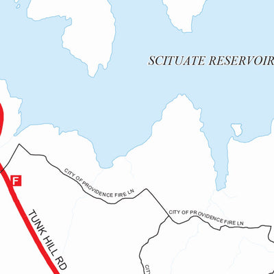 Avenza Systems Inc. Highway Map of Providence County (Scituate) - Rhode Island digital map