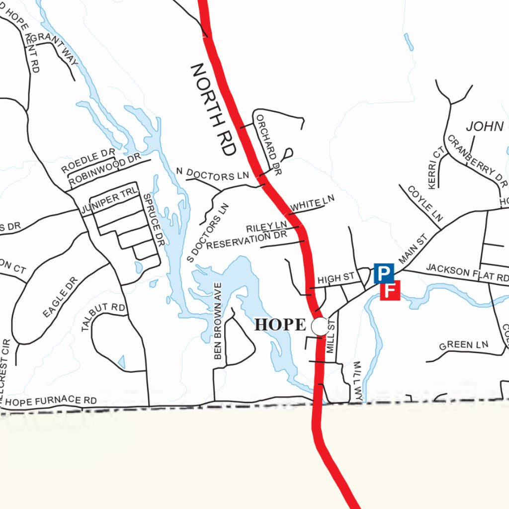 Highway Map of Providence County (Scituate) Rhode Island by Avenza