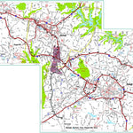 Avenza Systems Inc. Highway Map of Raleigh and Durham - North Carolina digital map