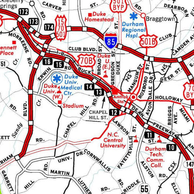 North Carolina Road Maps Online Maps Blue Ridge Parkway (U.S.