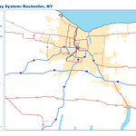 Avenza Systems Inc. Highway Map of Rochester - New York digital map