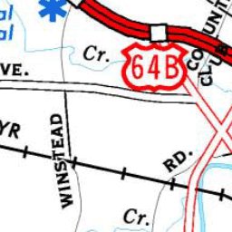 Avenza Systems Inc. Highway Map of Rocky Mount - North Carolina digital map