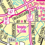 Avenza Systems Inc. Highway Map of San Angelo - Texas digital map