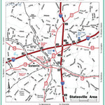 Avenza Systems Inc. Highway Map of Statesville - North Carolina digital map