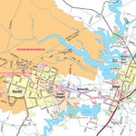 Avenza Systems Inc. Highway Map of Temple - Texas Area digital map