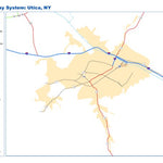 Avenza Systems Inc. Highway Map of Utica - New York digital map