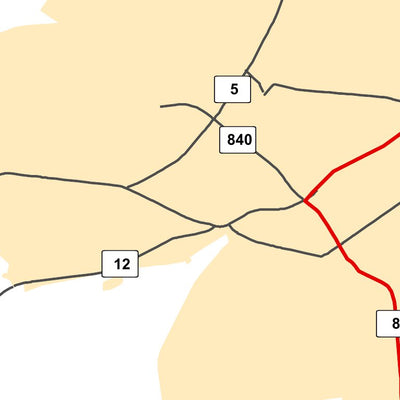 Avenza Systems Inc. Highway Map of Utica - New York digital map