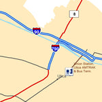 Avenza Systems Inc. Highway Map of Utica - New York digital map