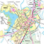 Avenza Systems Inc. Highway Map of Waco - Texas digital map