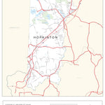 Avenza Systems Inc. Highway Map of Washington County (Hopkinton) - Rhode Island digital map