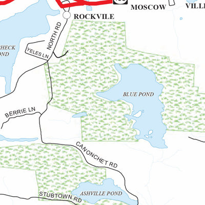 Avenza Systems Inc. Highway Map of Washington County (Hopkinton) - Rhode Island digital map