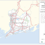 Avenza Systems Inc. Highway Map of Washington County (Westerly) - Rhode Island digital map
