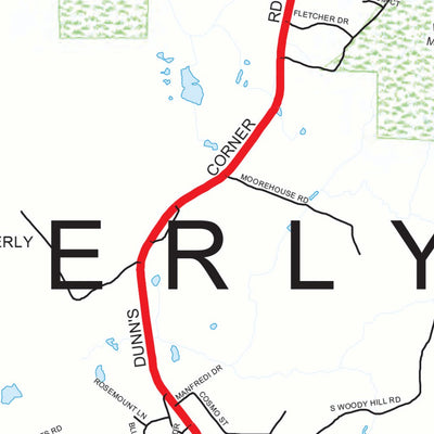 Avenza Systems Inc. Highway Map of Washington County (Westerly) - Rhode Island digital map