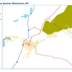 Avenza Systems Inc. Highway Map of Watertown - New York digital map