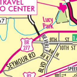 Avenza Systems Inc. Highway Map of Wichita Falls - Texas digital map