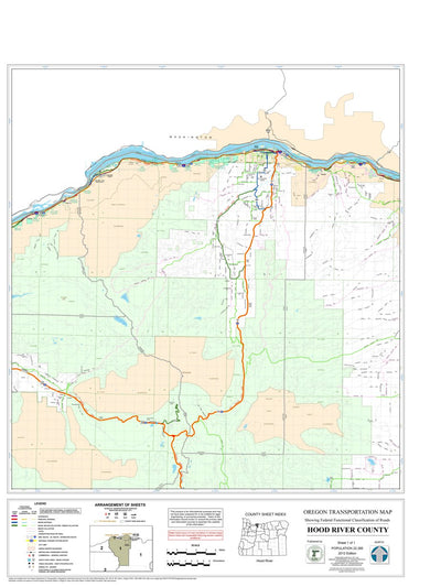 Avenza Systems Inc. Hood River County Sheet 1 digital map