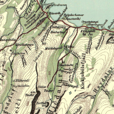 Avenza Systems Inc. Iceland 1:100 Sheet - 033 digital map