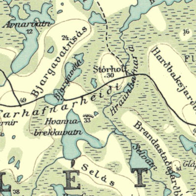 Avenza Systems Inc. Iceland 1:100 Sheet - 080&090 digital map