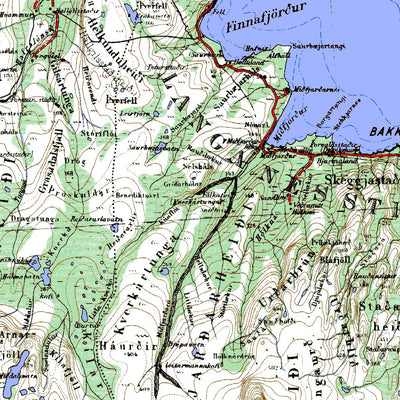 Avenza Systems Inc. Iceland 1:250 - Nordausturland digital map