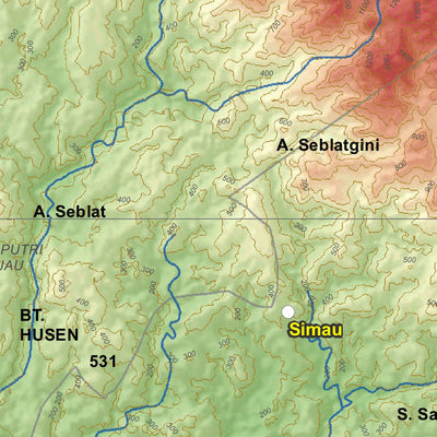 Avenza Systems Inc. J04: Bengkulu Utara District digital map