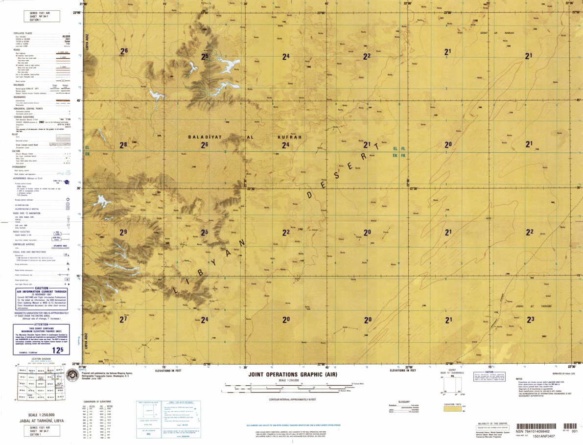 Jabal at Tarhuni: Libya Map by Avenza Systems Inc. | Avenza Maps