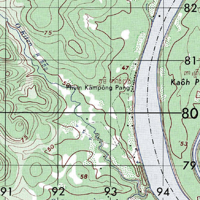 Avenza Systems Inc. Kaôh Sâmpéay-Cambodia-6135i digital map