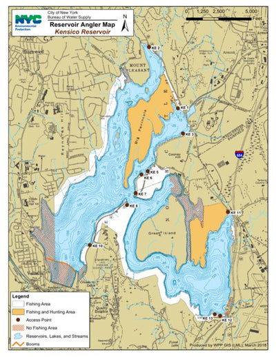 Avenza Systems Inc. Kensico Angler Reservoir Map digital map