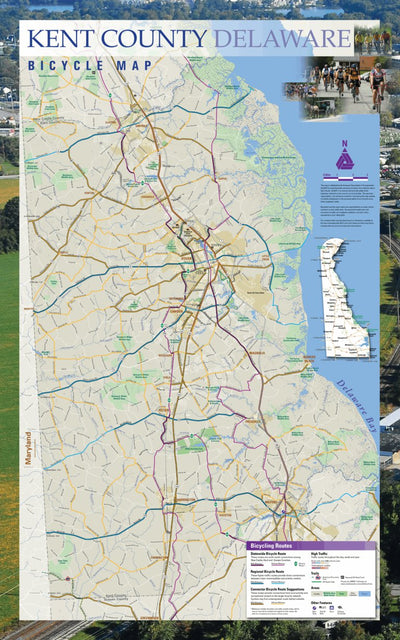 Avenza Systems Inc. Kent County Delaware - Bicycle Map digital map
