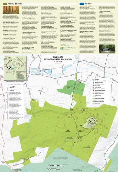 Avenza Systems Inc. Kings Gap Environmental Education Center Map digital map